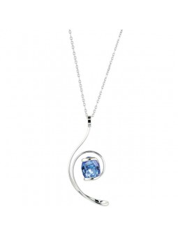 collier Ovale Collection Bague Ajustable 45 Cm _ 50 Cm Laiton Plaque Argent Rhodie