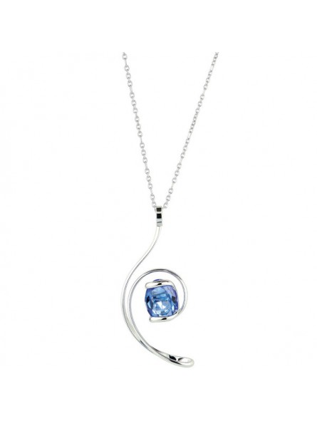 collier Ovale Collection Bague Ajustable 45 Cm _ 50 Cm Laiton Plaque Argent Rhodie