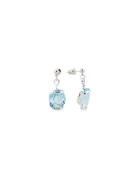 Boucles D'Oreilles Bo Rhod Ovale Light Tuequoise