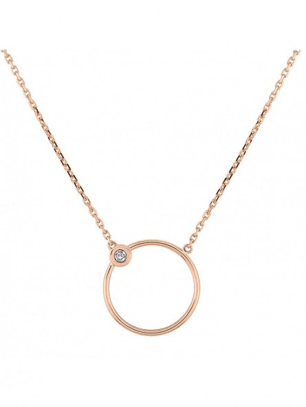 Collier Bijou Collection Rb551Yb4 Rb551Yb4 - Marque Collection Elsass Bijouterie  Or 750/1000 - Couleur Rose - Diamant
