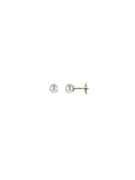 Boucles D'Oreilles Bijou Collectionl A16065B A16065B - Marque Collection Elsass Bijouterie  Or 750/1000  Perle Akoya