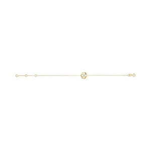Bracelet Rose Des Vents, Or 9 Carat, Taille 17