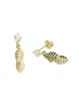 Boucles D'Oreilles Bijou Collection N11036 N11036 - Marque Collection Elsass Bijouterie  Or 375/1000  Oxyde De Zirconium