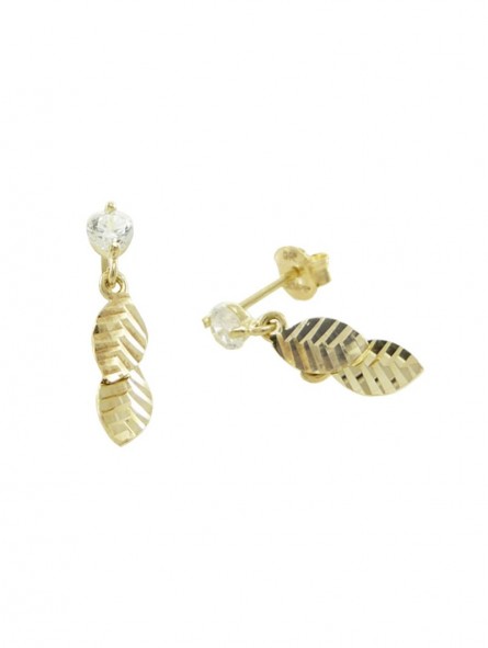 Boucles D'Oreilles Bijou Collection N11036 N11036 - Marque Collection Elsass Bijouterie  Or 375/1000  Oxyde De Zirconium