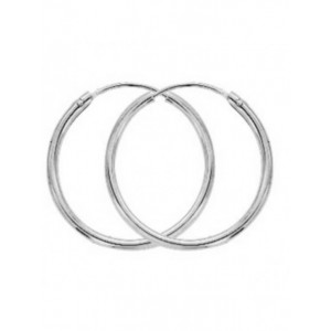 Boucles D'Oreilles Créoles Fil 1,2 Ø16 Mm 1005288 - Marque Collection Elsass Bijouterie  Or 375/1000