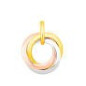 Pendentif Trois Anneaux 3 Ors Or 9K Pendentif Trois Anneaux 3 Ors Or 9K