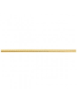 Collier Chaine Serpentine 0,8 Mm Fil Carre 1004831 - Marque Collection Elsass Bijouterie  Or 375/1000 - Couleur Jaune -