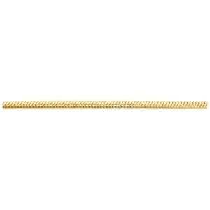 Collier Chaine Serpentine 0,8 Mm Fil Carre 1004831 - Marque Collection Elsass Bijouterie  Or 375/1000 - Couleur Jaune -