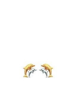 Boucles D'Oreilles 9K - 1007542 1007542 - Marque Collection Elsass Bijouterie  Or 375/1000 - Couleur Bicolore -