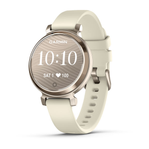 Garmin - Montre Femme connectée - LILY 2 - Bracelet silicone crème - Ref 010-02839-00