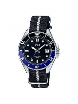Casio - Montre "Batgirl" noire bracelet nylon - Ref MDV-10C-1A2VEF