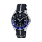 Casio - Montre Homme - Bracelet tissu - cadran noir - Ref MDV-10C-1A2VEF