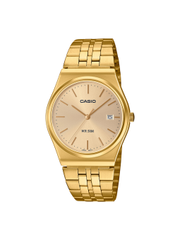 Casio - Montre timeless bracelet acier doré - Ref MTP-B145G-9AVEF