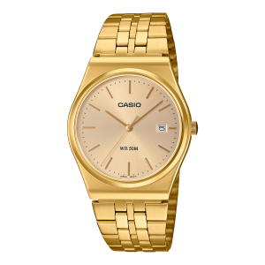 Casio - Montre timeless bracelet acier doré - Ref MTP-B145G-9AVEF