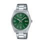 Casio - Montre Homme - Bracelet acier - Cadran vert - Ref MTP-1302PD-3AVEF