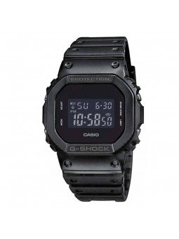Casio - Montre G-Shock noire bracelet résine noir - Ref DW-5600UBB-1ER