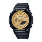 Casio - Montre Mixte - G-Shock Classic - silicone noir - cadran jaune - Ref GA-2100GB-1AER