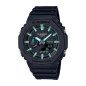 Casio - Montre Homme - G-Shock Classic - silicone noir - cadran noir - Ref GA-2100RC-1AER