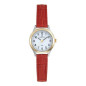 Certus - Montre cadran bicolore bracelet cuir orange - Ref 645365
