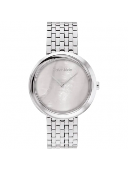 Calvin Klein - Montre sculptural e bracelet acier  - Ref 25200320