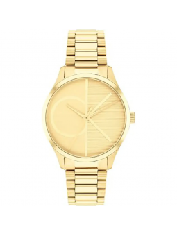 Calvin Klein - Montre Iconic bracelet acier doré - Ref 25200346