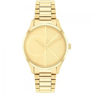 Calvin Klein - Montre Iconic bracelet acier doré - Ref 25200346