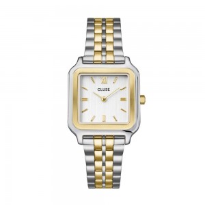 Cluse - Montre Gracieuse bracelet acier bicolore - Ref CW11901