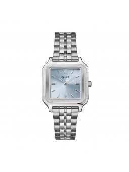 Cluse - Montre Gracieuse cadran bleu bracelet acier doré - Ref CW11904