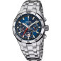 Festina - Montre Homme Chronographe - Bracelet acier - Cadran bleu - Ref F20670/1