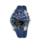 Festina - Montre Homme - Connectée - bracelet silicone bleu - cadran bleu - Ref F23000/1