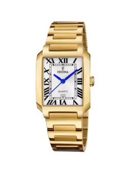 Festina - Montre on the square bracelet acier doré - Ref F20680/1