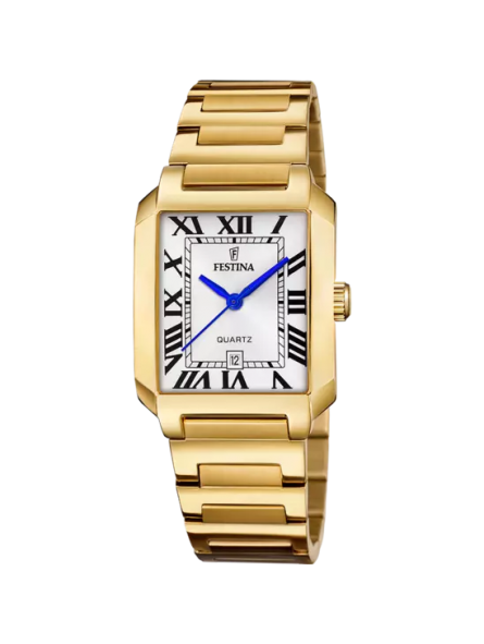 Festina - Montre Femme - Acier doré - cadran blanc - Ref F20680/1