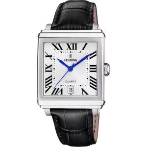 Festina - Montre on the square bracelet cuir noir - Ref F20681/1