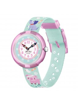 Flik Flak - Montre my spirit animal bicolore bracelet textile - Ref FBNP222