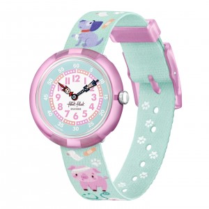 Flik Flak - Montre my spirit animal bicolore bracelet textile - Ref FBNP222