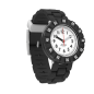 Flik Flak - Montre level black noire bracelet silicone noir - Ref FCSP123