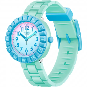 Flik Flak - Montre blue splash bleue bracelet silicone bleu - Ref FCSP126