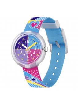 Flik Flak - Montre color party multicolore bracelet textile multicolore - Ref FPNP115