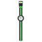 Flik Flak - Montre adrien blanche bracelet textile tricolore - Ref FPSP056