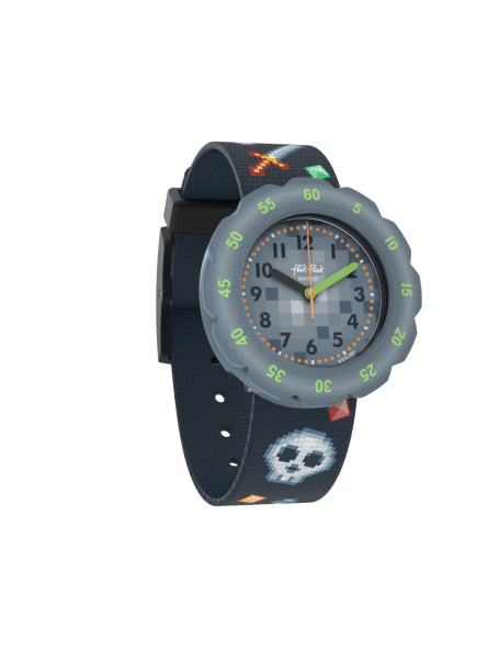 Flik Flak - Montre gaming world e bracelet textile motifs - Ref FPSP066