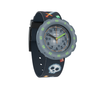 Flik Flak - Montre gaming world e bracelet textile motifs - Ref FPSP066