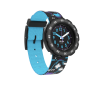 Flik Flak - Montre try again noire bracelet textile noir - Ref FPSP067