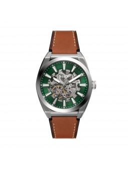 Fossil - Montre Everett cuir marron - Ref ME3261
