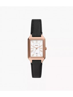 Fossil - Montre Raquel cuir noir - Ref ES5310