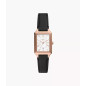 Fossil - Montre Raquel cuir noir - Ref ES5310