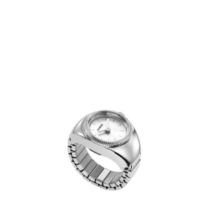 Fossil - Montre bague acier argenté - Ref ES5245