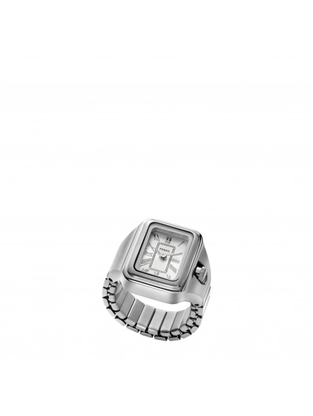 Fossil - Montre Femme - Raquel bague-montre - acier argenté - Ref ES5344