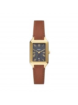 Fossil - Montre Raquel cuir brun - Ref ES5303