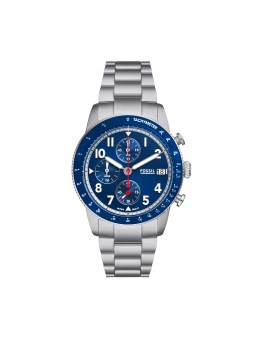 Fossil - Montre Tourer cadran bleu - Ref FS6047