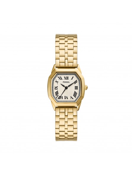Fossil - Montre Femme - Harlow - acier doré - cadran crème - Ref ES5361